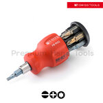 ไขควง PB Swiss Tools รุ่น PB 8453 ดอกไขควงแบน แฉก Torx เก็บในด้าม