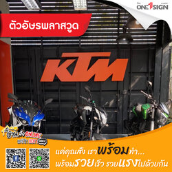 ตัวอักษรพลาสวูด