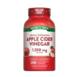 Nature's Truth Apple Cider Vinegar 1200 mg. 200 Capsules