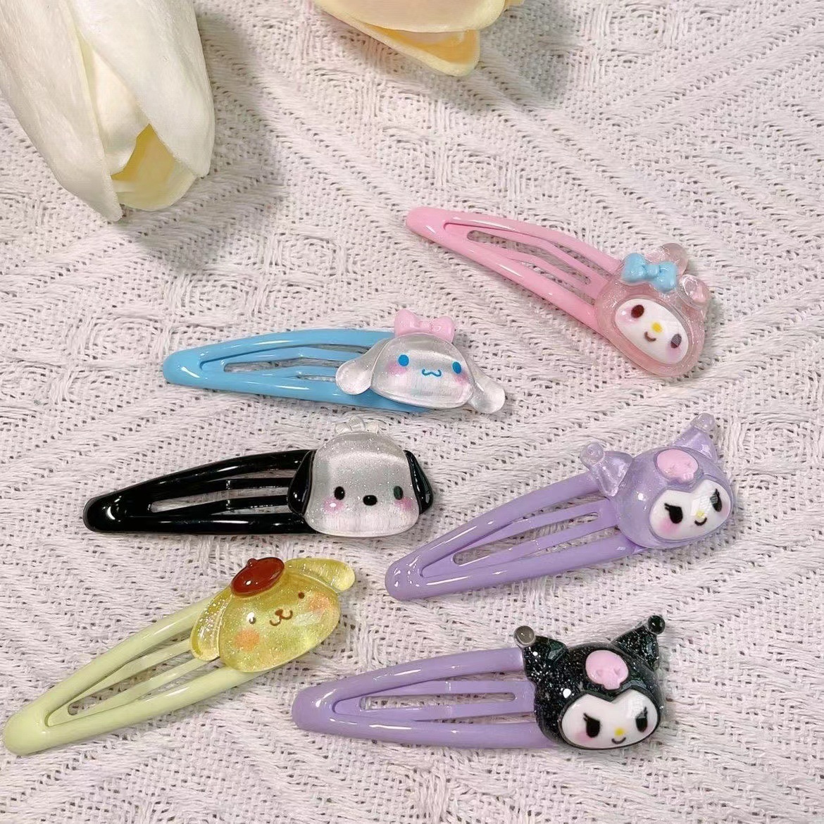 🧡⭐กิ๊บติดผม⭐🧡ตัวการ์ตูน ซานริโอ้✔️พร้อมส่งในไทย เครื่องประดับผม กิ๊ฟ กิ๊ป ผม กิ๊ปหนีบผมเกาหลี