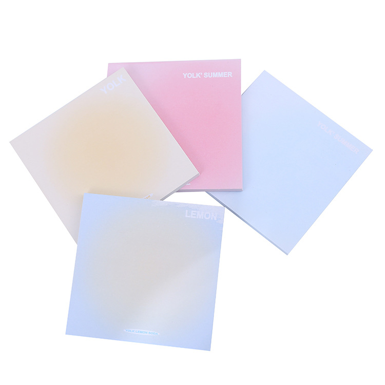 ⭐มีแพ็คเกจ⭐กระดาษโน๊ตกาวในตัว sticky note สีพาสเทล 50แผ่น 8x8 ซม ชิ้นละ 6 บาท✔️พร้อมส่ง Ohwowshop กระดาษบันทึก สวยงาม