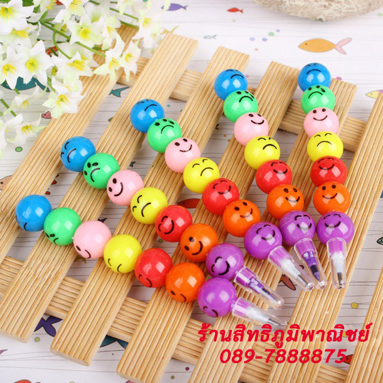 ดินสอเปลี่ยนไส้ ใบหน้าหลากหลายอารมณ์ ชิ้นละ 5 บาท Ohwowshop