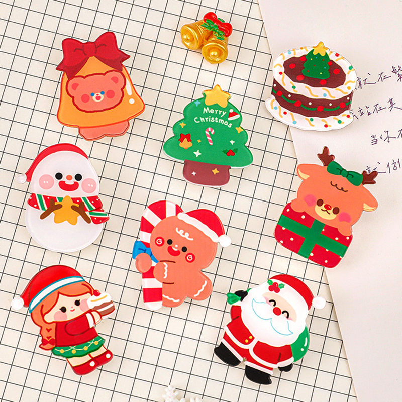 🎄🧷เข็มกลัด🎄⭐เซ็ทซานตาซานต้าคลอสและคริสมาสต์📌เลือกลายได้ ราคาะ 3 บาท✔️พร้อมส่ง Ohwowshop เข็มกลัด เข็มกลัดอะคริลิค christmas ซานต้า