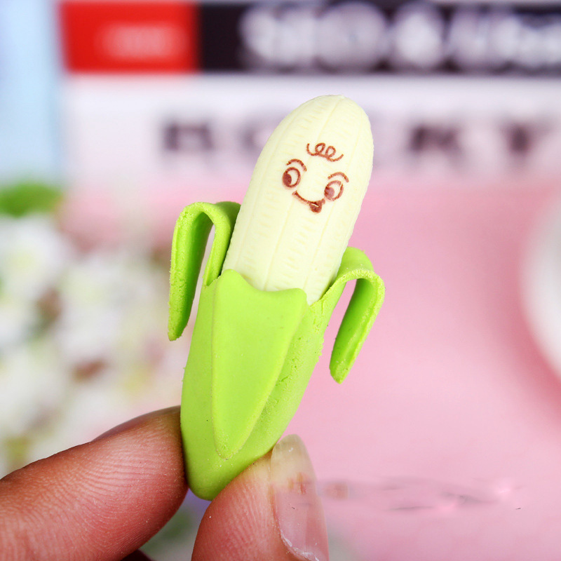 🍌1ถุง2ชิ้น🍌 ยางลบกล้วยน่ารัก BANANA ERASER 🍌 ลบสะอาด พกง่าย ใช้เพลินสุดๆ 💛พร้อมส่งในไทย