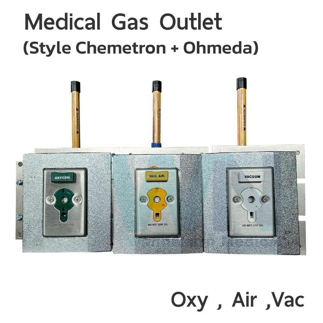 Medical Gas Outlet (Style Chemetron + Ohmeda)