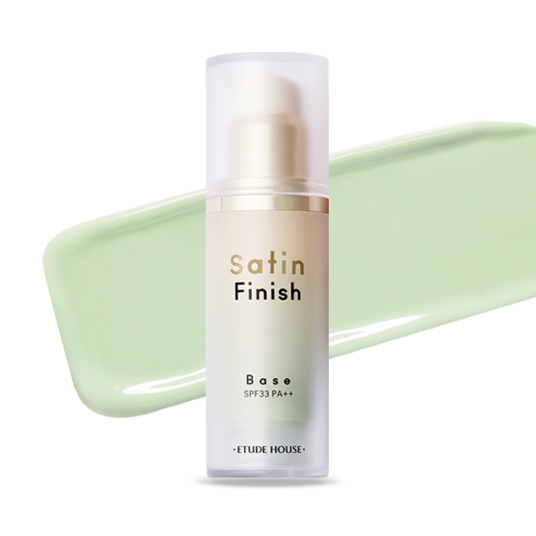 Etude House Satin Finish Base SPF33 PA++ 30 g. #Mint - เขียว : ลดรอยแดง รอยดำ
