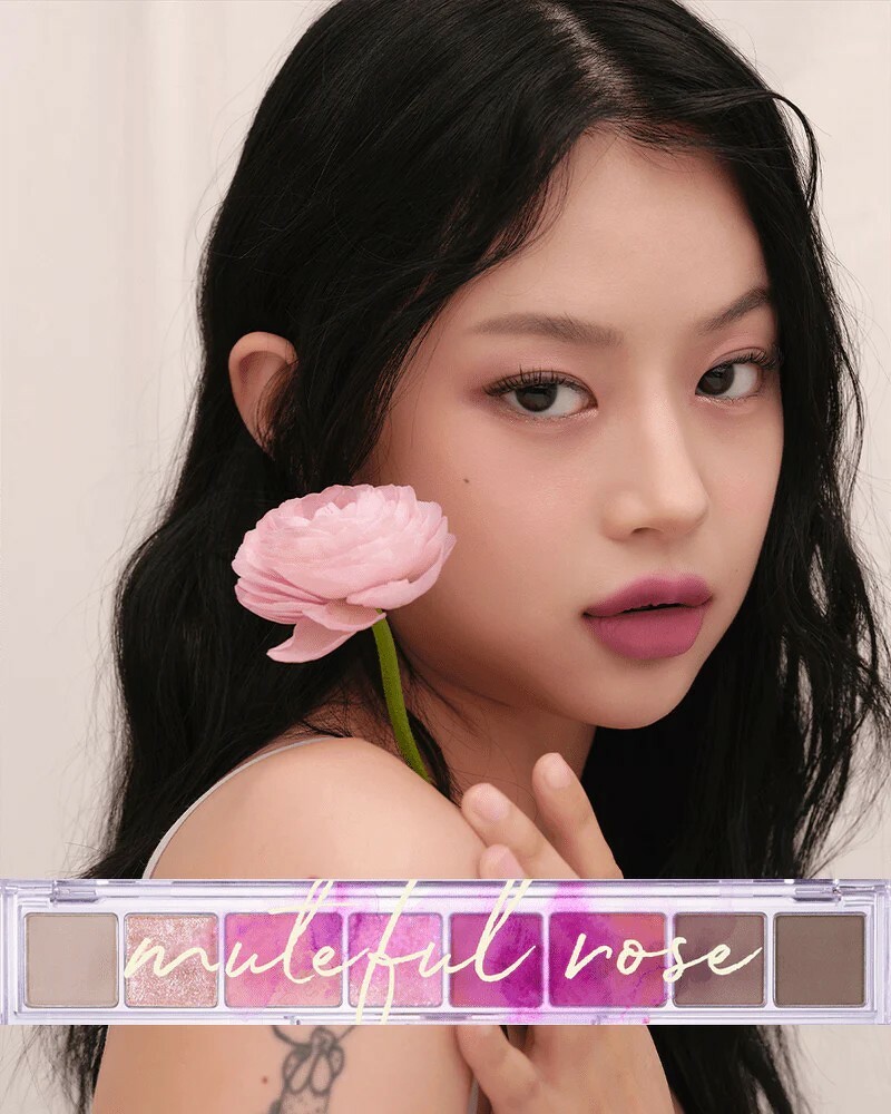 Peripera All Take Mood Palette #04 Muteful Rose