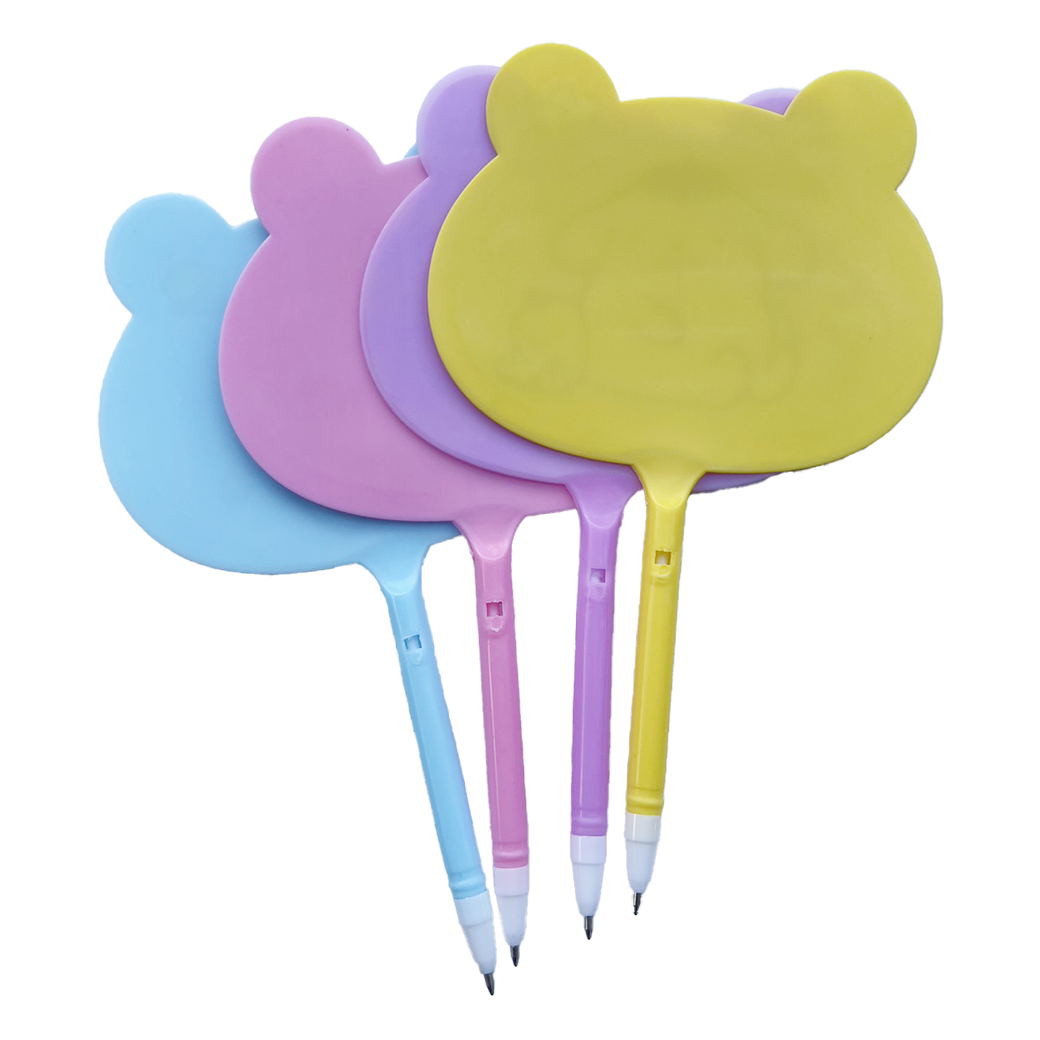 🌈ปากกาพัดลูกลื่น🌈เด็กสาวขนมหลากสี ไส้น้ำเงิน 0.5 ราคา 4 บาท/แท่ง✅พร้อมส่ง Ohwowshop ปากกา เครื่องเขียน ลูกลื่น