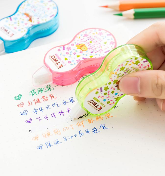 เทปลบคำผิด Mini flower ขนาด 8x5mm ชิ้นละ 7บาท ✔️พร้อมส่ง (🎲สุ่มลาย) Ohwowshop