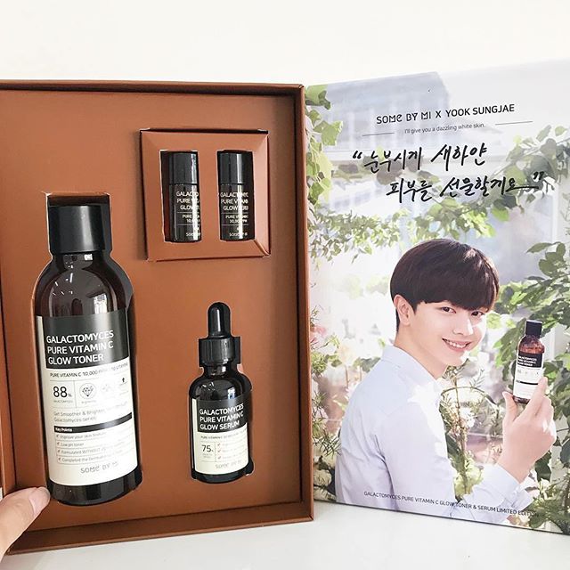 SOME BY MI x Yook Sung Jae Galactomyces Pure Vitamin C Glow Toner + Serum (Limited Edition)