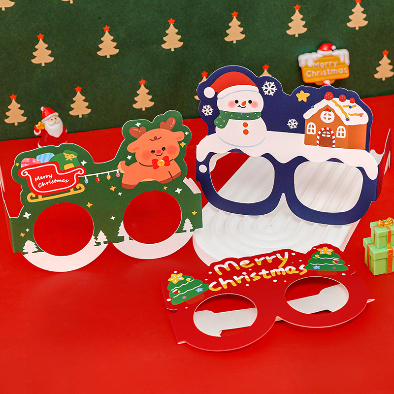 🎄⭐แว่นตากระดาษคริสต์มาส🥽🎄Merry Christmas📌เลือกลายได้ ราคาะ 6 บาท✔️พร้อมส่ง Ohwowshop ปาร์ตี้ ซานตาคลอสคริสต์มาส