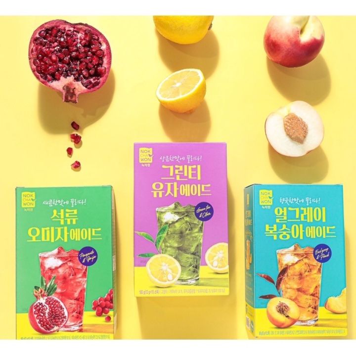 NOKCHAWON Tea Ade 15 ซอง #Pomegranate & Omija