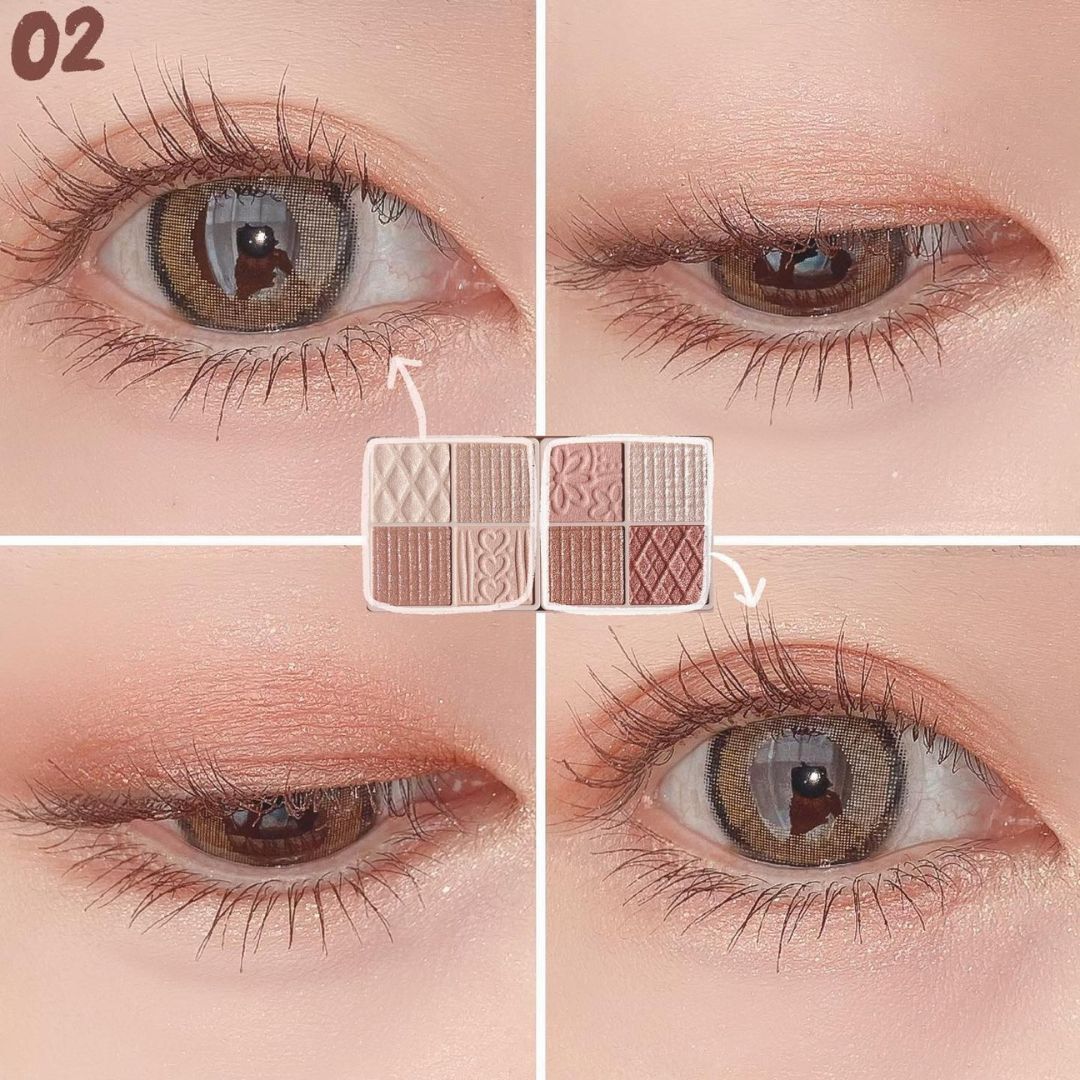 Canmake Petit Palette Eyes #02 Bonheur Marron