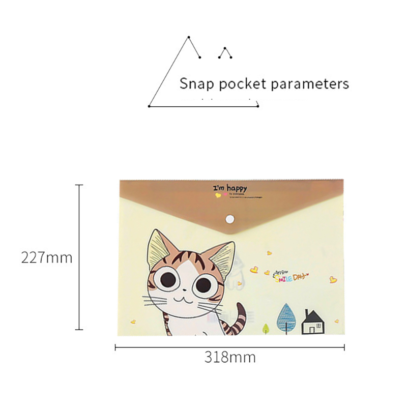 🐱ซองเอกสาร🐱 แฟ้ม ลายการ์ตูนแมวจี้ 📌สุ่มคละลาย ชิ้นละ 12 บาท ✅พร้อมส่ง Ohwowshop แฟ้มซอง แฟ้มสอด พลาสติก