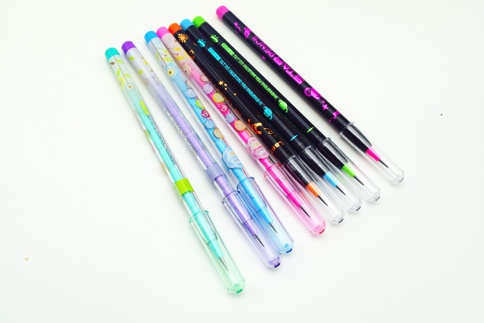 🌈ดินสอเปลี่ยนไส้ลาย🌈 การ์ตูน Speed 📌สุ่มลาย แท่งละ 4 บาท ✅พร้อมส่ง Ohwowshop เครื่องเขียน ดินสอ เด็กเล็ก