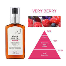 RAIP R3 Argan Hair Oil 100 ml. #Very Berry