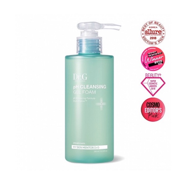 Dr.G pH Cleansing Gel Foam 200 ml. + 100 ml.(สำหรับผิวแพ้ง่าย)