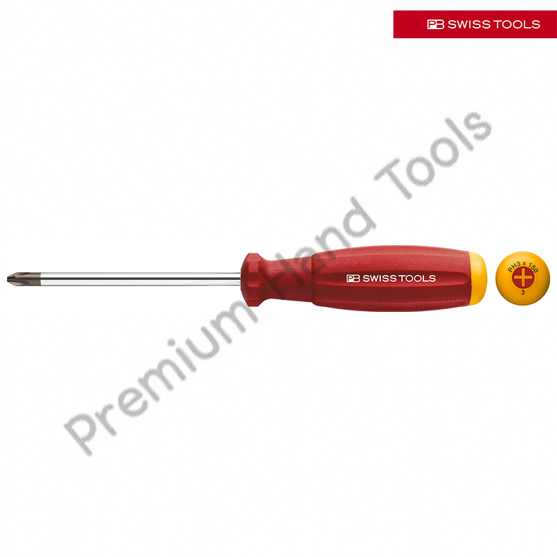 ไขควง PB Swiss Tools รุ่น PB 8190 ปากแฉก ด้ามยางกันไฟ กันลื่น เบอร์ 00 ถึง 3
