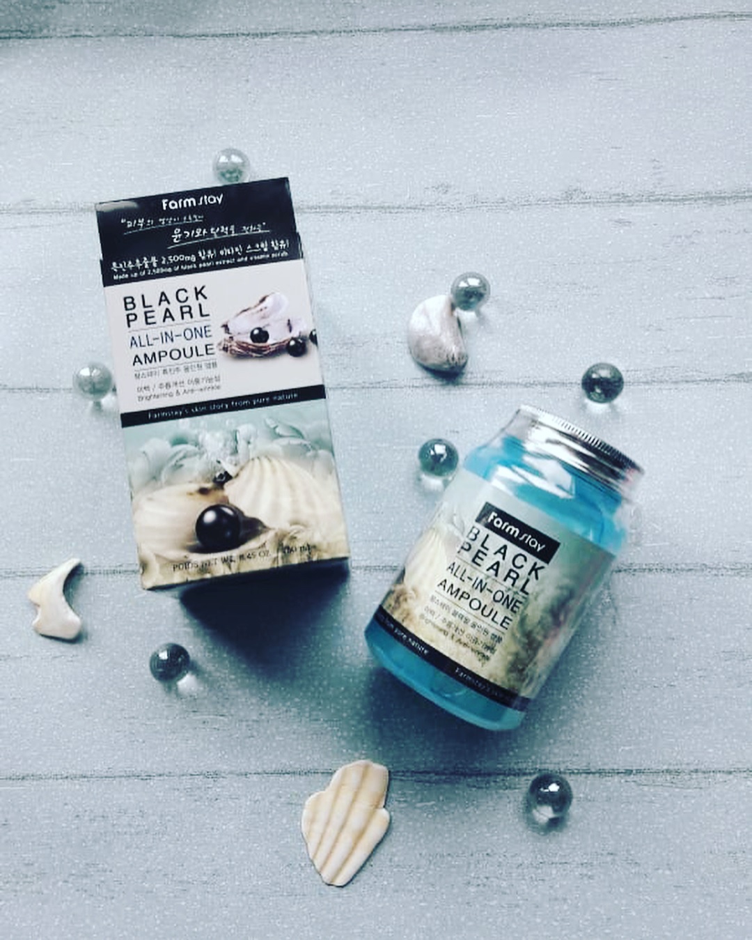 Farm Stay Black Pearl All-in-One Ampoule 250 ml.