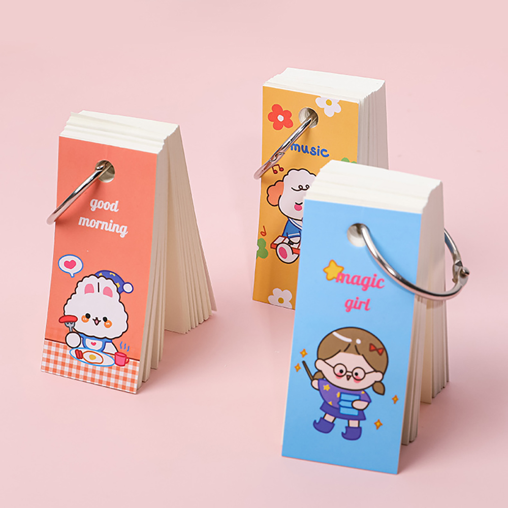 ⭐📚สมุดห่วง Mini การ์ตูน 80 แผ่น 3x6.5ซม 📌คละลายตามแบบ ชิ้นละ 7 บาท ✔️พร้อมส่ง Ohwowshop สมุด เครื่องเขียน