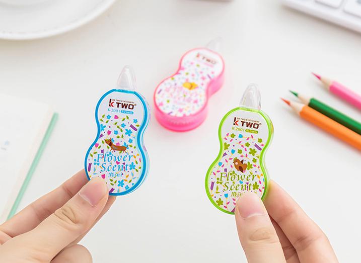 เทปลบคำผิด Mini flower ขนาด 8x5mm ชิ้นละ 7บาท ✔️พร้อมส่ง (🎲สุ่มลาย) Ohwowshop