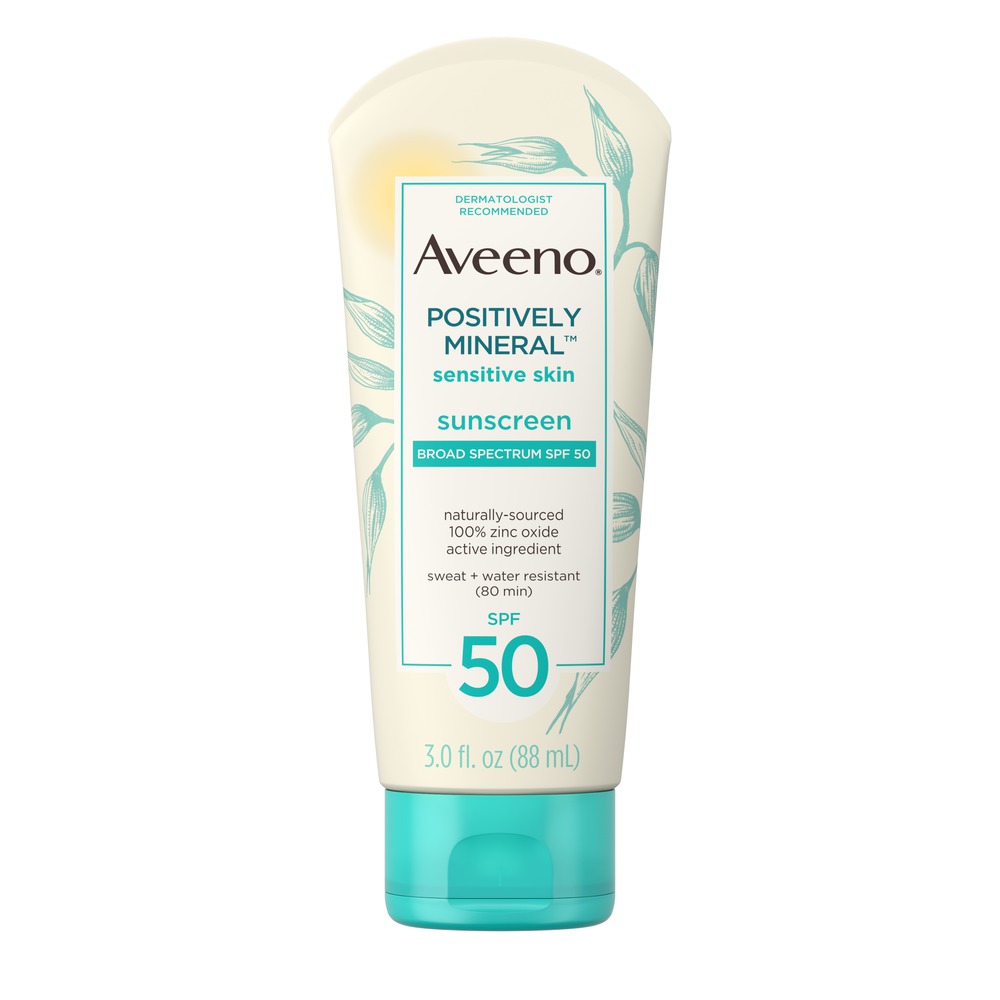 Aveeno Mineral Sensitive Sunscreen SPF50 For Face 59 ml.