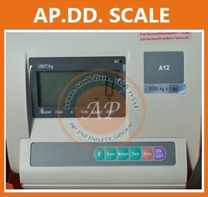 เครื่องชั่งรถยกพาเลท ยี่ห้อ ZEPPER รุ่น TA-A12 (Hand Pallet Scale) เครื่องชั่งน้ำหนักสินค้ารถพาเลท เครื่องชั่งรถพาเลท 2ตัน ค่าความละเอียด 1kg