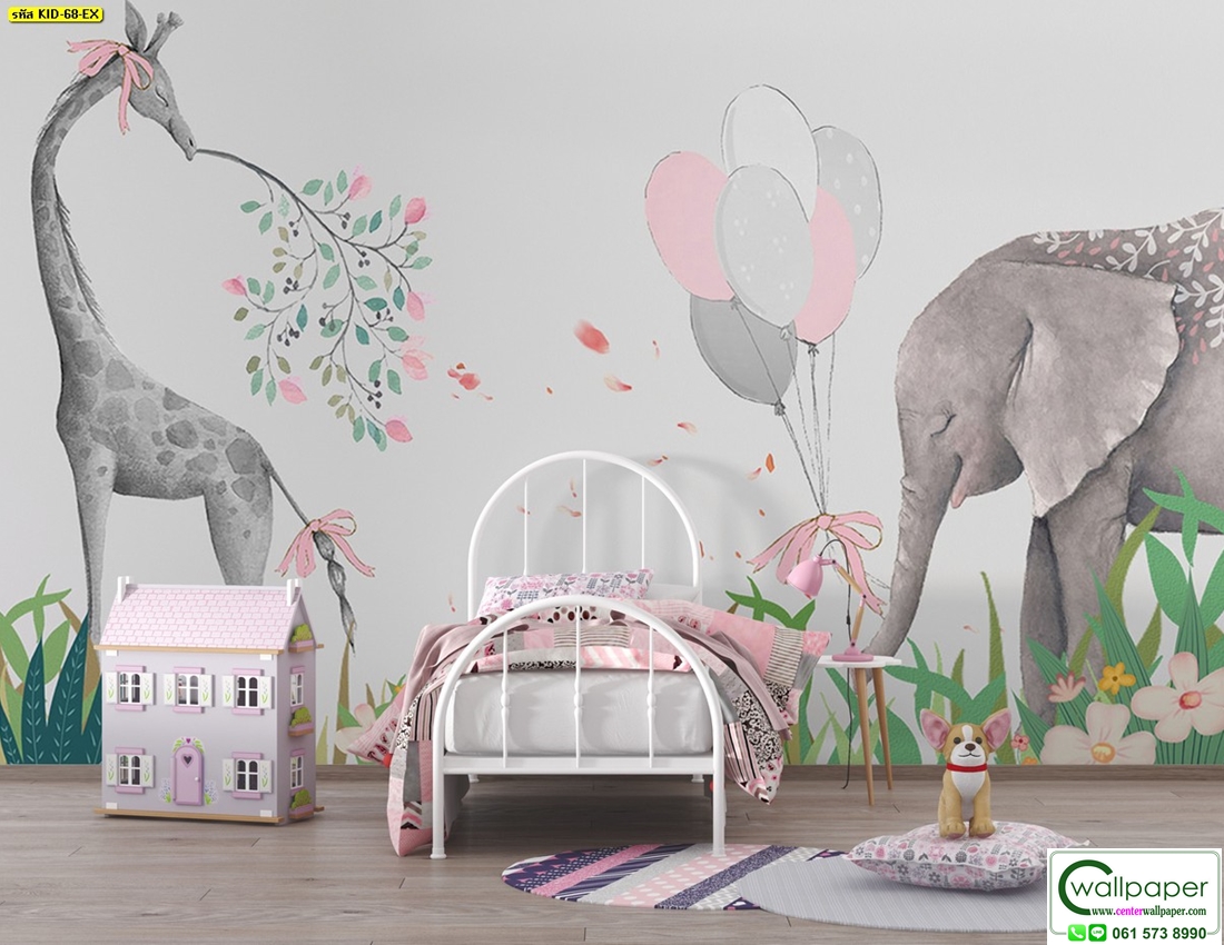 วอลเปเปอร์ห้องเด็กสั่งผลิต No.KID-68