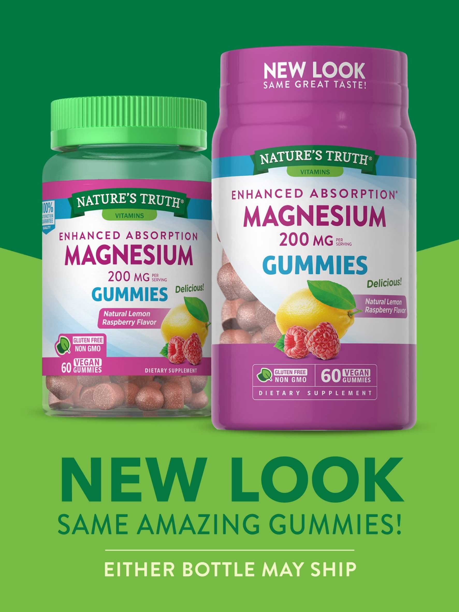 Nature's Truth Magnesium 200 mg. 60 Gummies