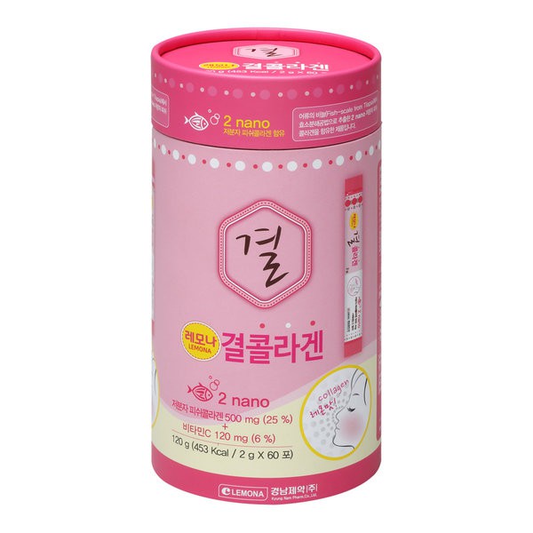Lemona Gyeol Collagen 60 ซอง (รุ่นเดิม คอลลาเจน 500 mg. + Vitamin C 120 mg.)