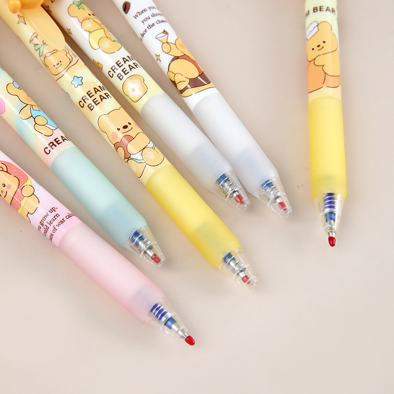 🎀✨ปากกากดลบได้ ลายการ์ตูน 3D หัวฟิกเกอร์น่ารัก📌เลือกลาย✅พร้อมส่งในไทย ปากกาลบได้ ปากกาเจลลบได้