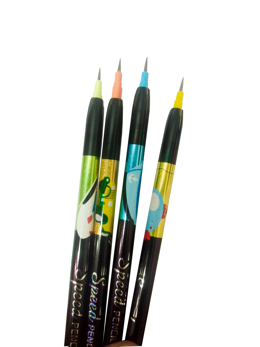 🌈ดินสอเปลี่ยนไส้ลาย🌈 การ์ตูน Speed 📌สุ่มลาย แท่งละ 4 บาท ✅พร้อมส่ง Ohwowshop เครื่องเขียน ดินสอ เด็กเล็ก