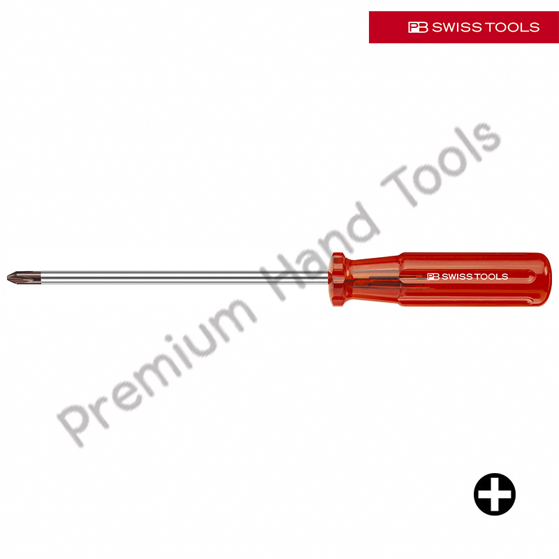 PB Swiss Tools PB 190 ไขควง ปากแฉก ด้าม Classic เบอร์ 00 ถึง 4 ด้ามสีแดงใส