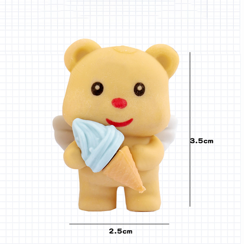 🐻ยางลบการ์ตูน 3D ช็อกกี้แบร์ Cookie Eraser 🐻✨ยางลบน่ารัก✅พร้อมส่งในไทย สะสมได้ ของขวัญสุดคิ้วท์