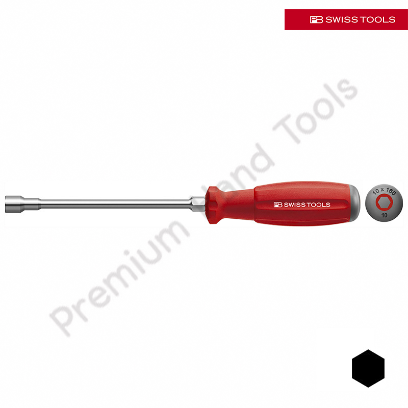 ไขควง PB Swiss Tools รุ่น PB 8200 S แกน Hexagon หัวลูกบ๊อก เบอร์ 8 ถึง 13 ด้ามยาง