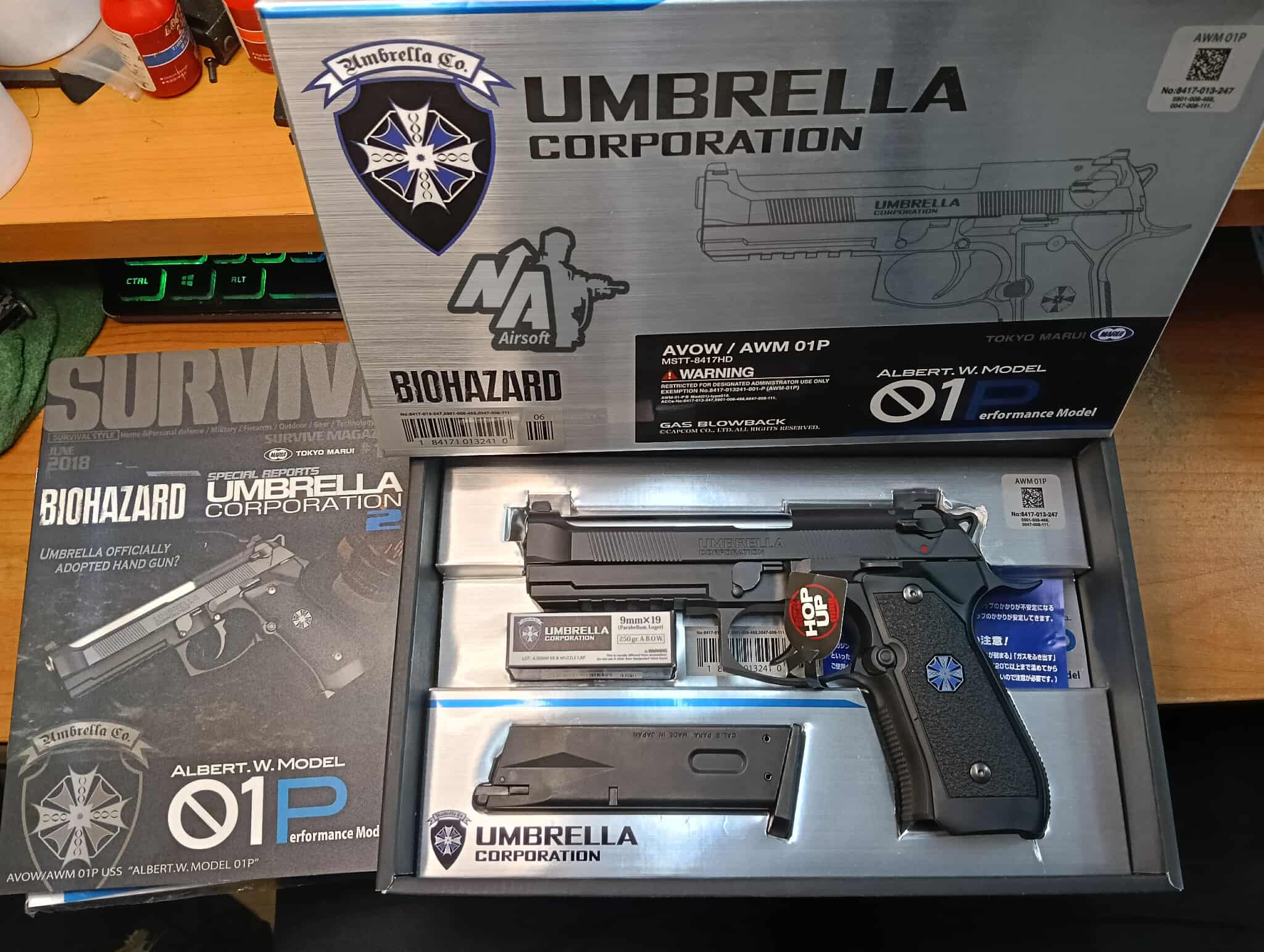 Tokyo Marui Biohazard UMBRELLA ALBERT W MODEL 01P (มือสอง)