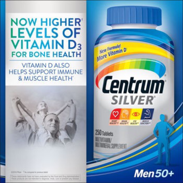 Centrum Silver Men 50+ (250 Tablets)