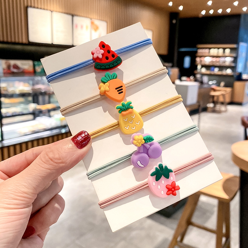 🌈ยางยืดรัดผม🌈ทรงผลไม้การ์ตูนหลากสี ชิ้นละ 2 บาท 📌คละลาย ✔️พร้อมส่ง Ohwowshop หนังยางรัดผมเกาหลี ยางรัดผมไสต์เกาหลี