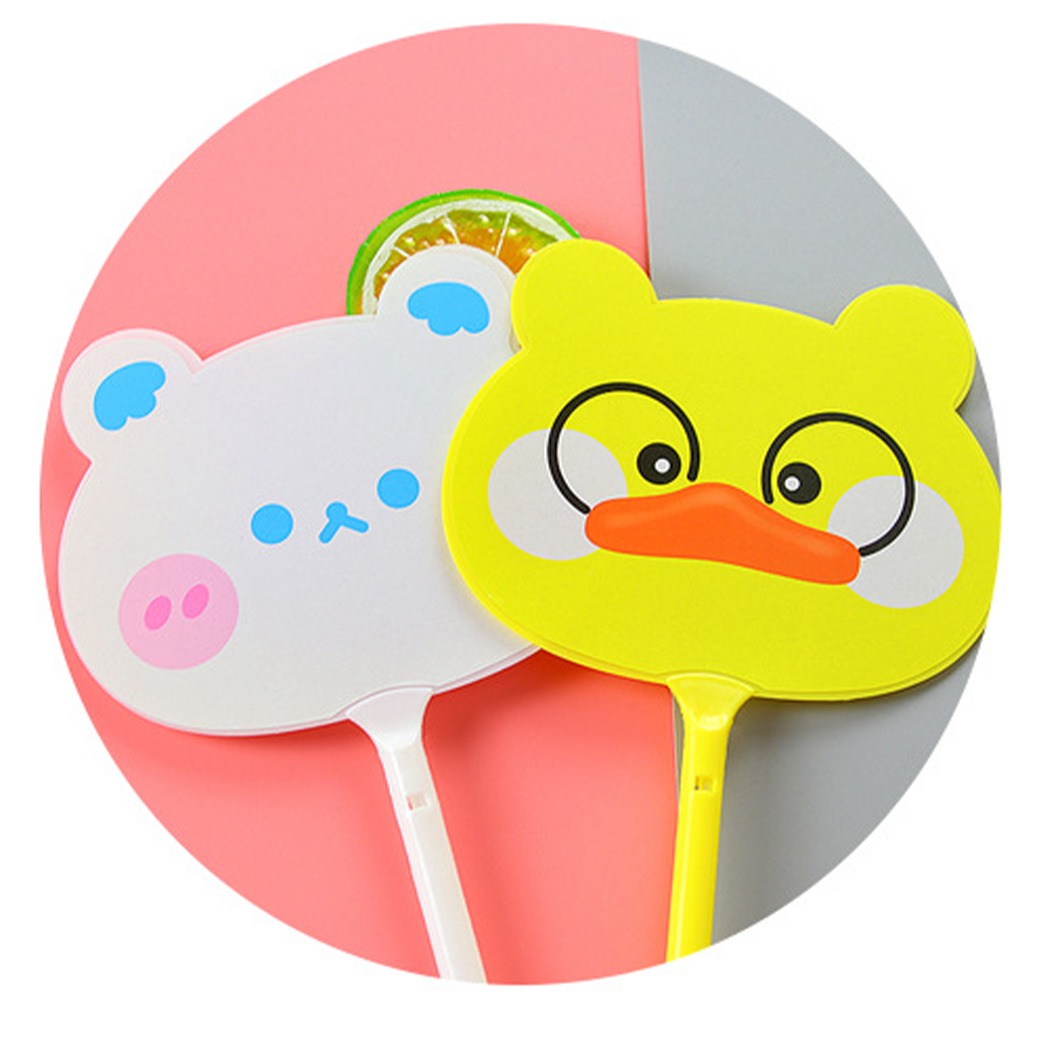 🐱ปากกาพัดลูกลื่น🐻ลายการ์ตูน หูสัตว์หลากสี ไส้สีน้ำเงิน 0.5 ราคา 4 บาท/ด้าม✅พร้อมส่ง Ohwowshop ปากกา เครื่องเขียน ลูกลื่น