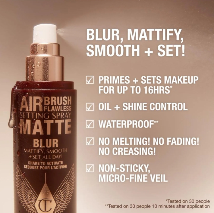 Charlotte Tilbury Airbrush Flawless Setting Spray Matte Blur 100 ml.