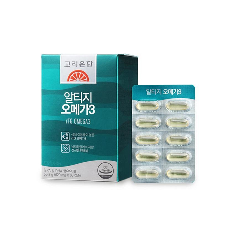 Korea Eundan Fish Oil Omega 3 น้ำมันปลา (1 กล่อง 60 เม็ด)