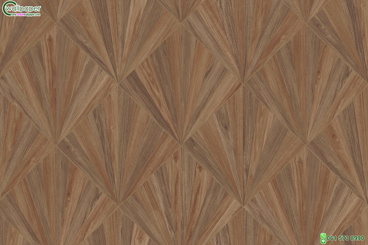 วอลเปเปอร์ลายไม้เหมือนจริง สีน้ำตาล