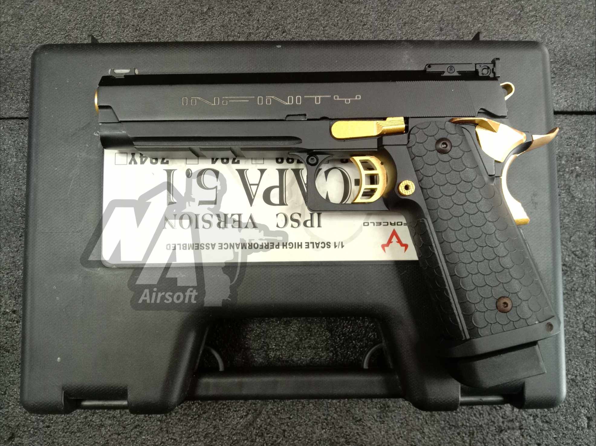 Double Bell 795 Hi-capa 5.1 Gold CUSTOM (มือสอง)