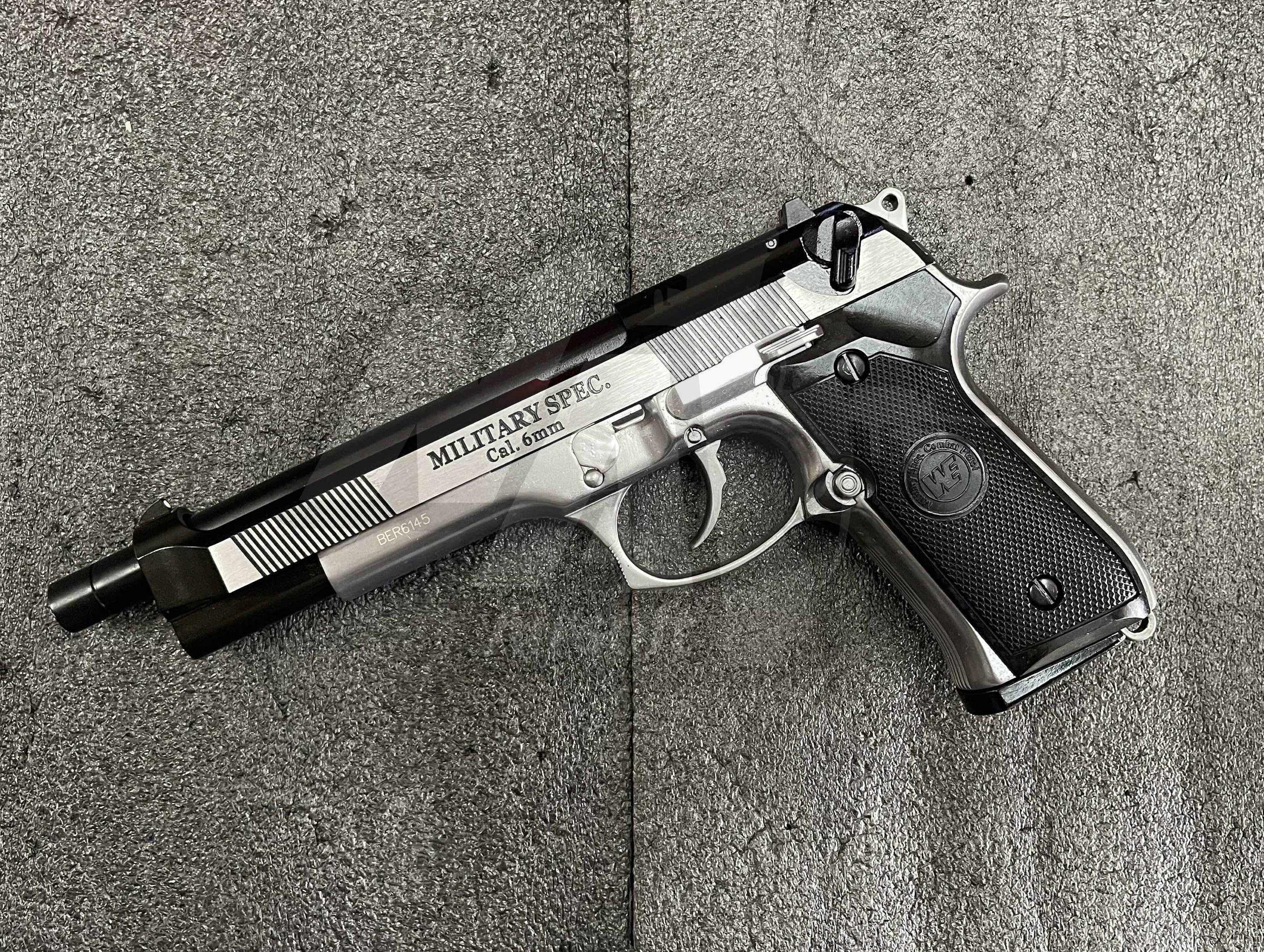 WE M92 LONG BARREL MILI SPEC BK / SV (มือสอง)