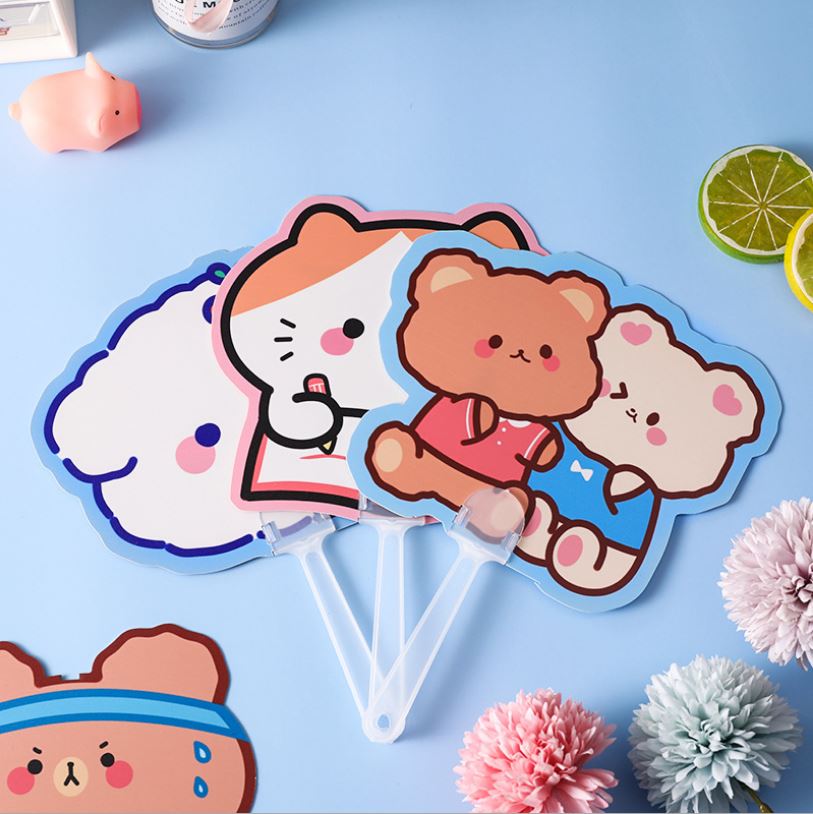 🌈พัดพลาสติกลายการ์ตูนไดคัต ชิ้นละ 5 บาท 🧩เลือกลาย ✔️พร้อมส่ง Ohwowshop พัด การ์ตูน ลายการ์ตูน