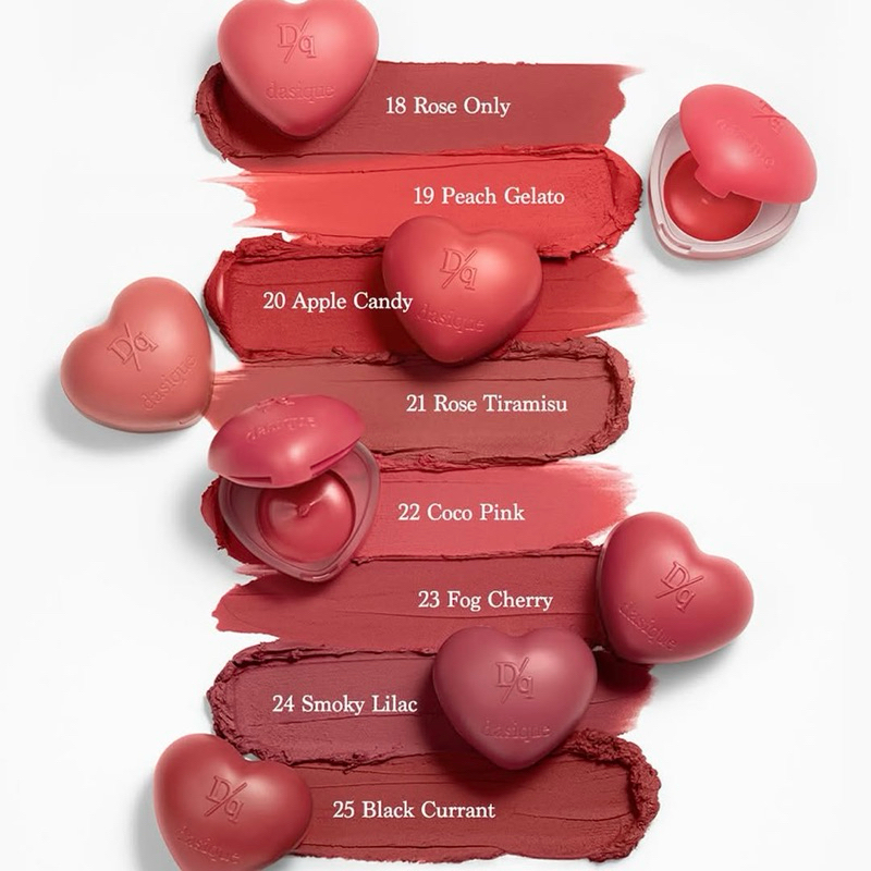 Dasique Souffle Color Pot Tint & Cheek Lip Sweet Heart 6.5 g. #14 Coldest Plum