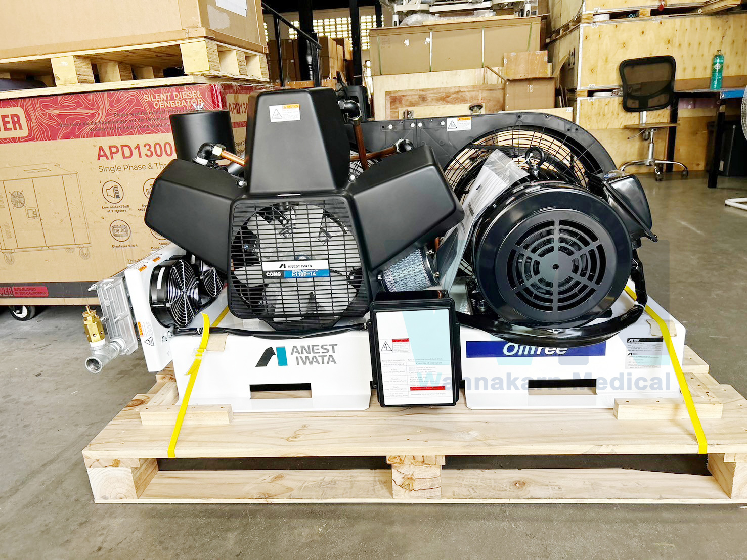 Air Compressor Anest Iwata F110P-14-SA