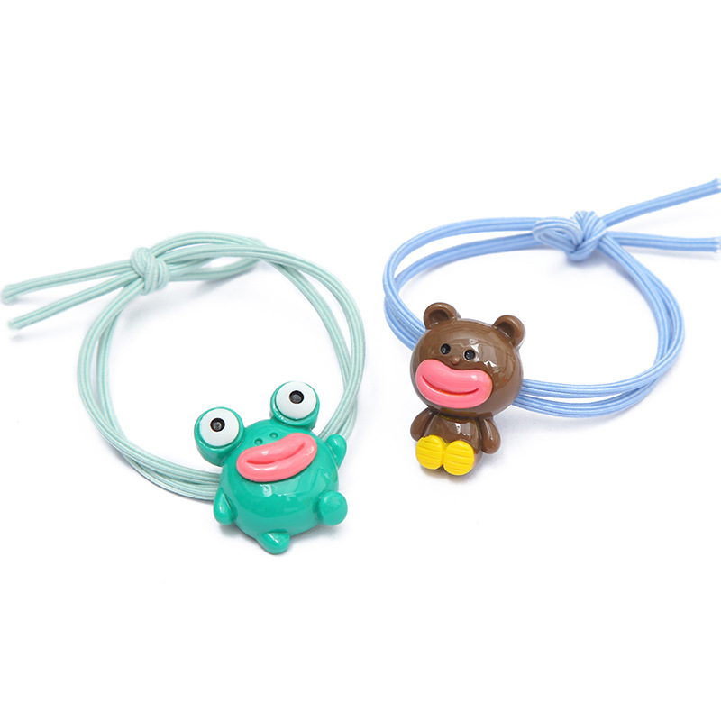 🌈ยางยืดรัดผม🌈ตัวการ์ตูนแก๊งสัตว์ปากใหญ่ หลากสี📌เลือกลาย ชิ้นละ 3 บาท ✔️พร้อมส่ง Ohwowshop ยางยืด ยางมัดผม ยางยืดรัดผมเกาหลี ยางรัดผม