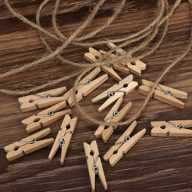 🌈 ตัวหนีบไม้อเนกประสงค์🌈ชุดตัวหนีบ 20 ชิ้น พร้อมเชือก📌เลือกแบบ ราคา 10 บาท✅พร้อมส่ง OHWOWSHOP ไม้หนีบ เชือก หลากสี