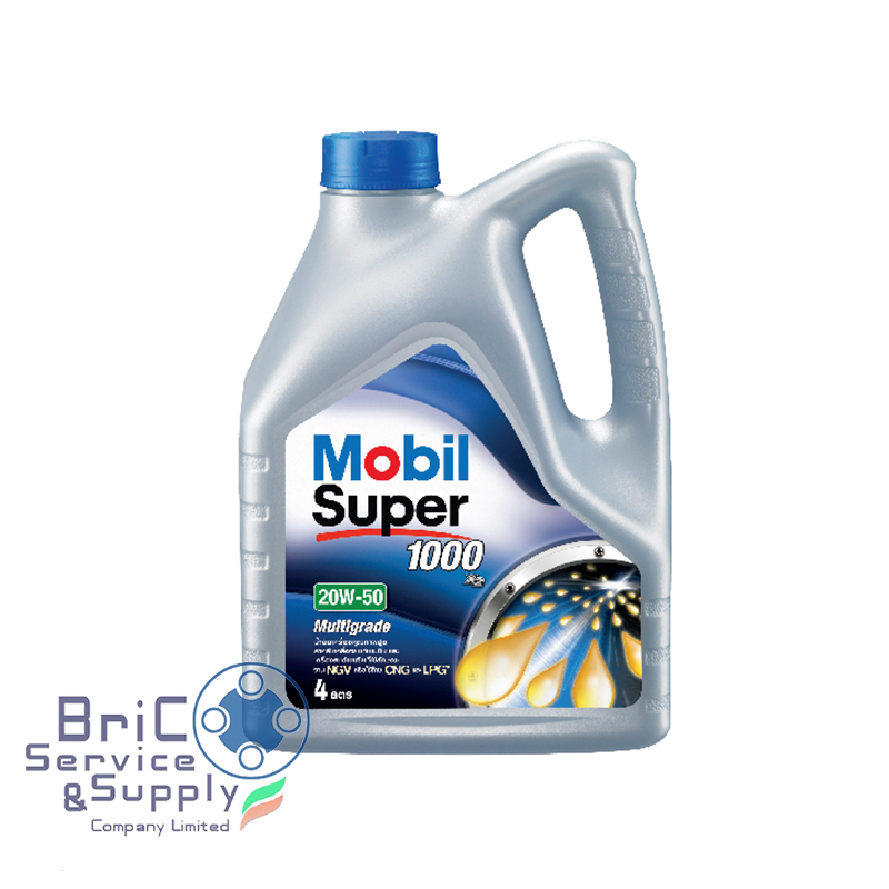MOBIL SUPER 1000 X2 20W-50 ขนาด 4 ลิตร